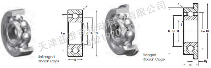 NHBB SSL-625 深溝球軸承圖紙