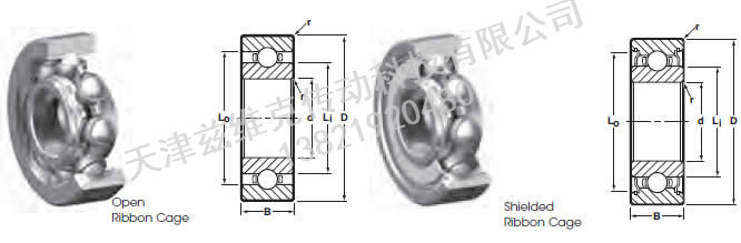 NHBB SSR-105 深溝球軸承圖紙