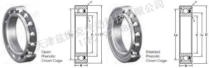 NHBB SSRI-545EE 力距管球軸承圖紙