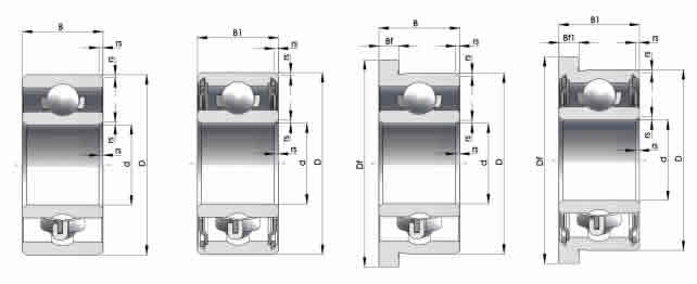 德國HQW深溝球軸承629圖紙