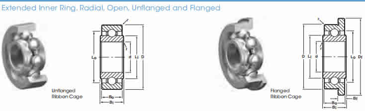 NHBB SSRI-2EE 深溝球軸承圖紙