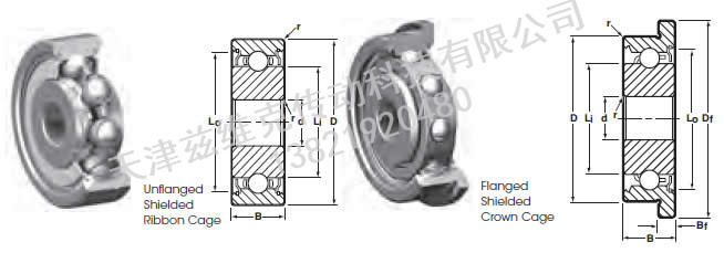 NHBB SSRI-6632ZA0205 深溝球軸承圖紙